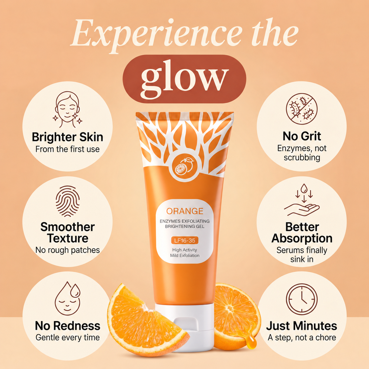 🔥Orange Enzyme Exfoliating Gel