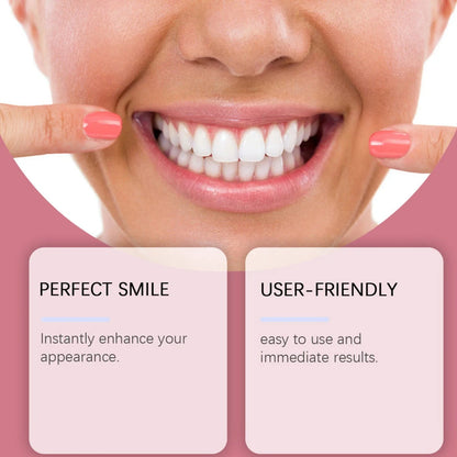 🎁Snap-On Teeth Veneers Set – Removable Upper & Lower Cosmetic Smile Covers