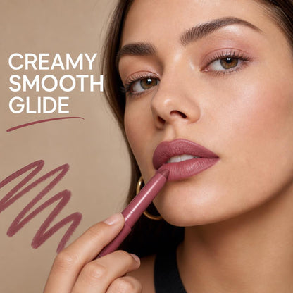 Creamy Retractable Lip Liner - Smooth Definition For Perfectly Shaped Lips