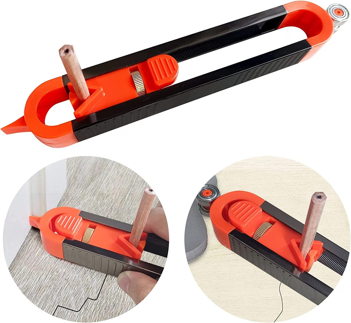 ⭐Copy It. Trace It. Cut It. – Contour Scribe Tool for Perfect-Fit Cuts【2 pencils Free】