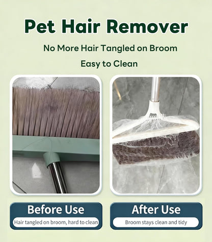 🧹 100-Pack Disposable Dust-Trapping Broom Covers