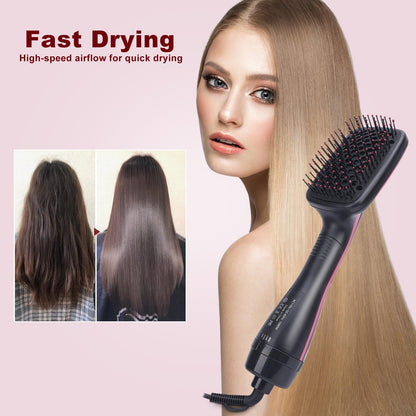 2 in 1 Comfort Comb Design Multifunctional Hair Dryer. Fast Drying Hair Styling Tool. Hairdressing Comb Hot Air Brush. Makeup Products. Hair Straightener Comb