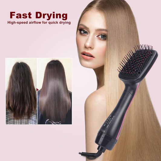 2 in 1 Comfort Comb Design Multifunctional Hair Dryer. Fast Drying Hair Styling Tool. Hairdressing Comb Hot Air Brush. Makeup Products. Hair Straightener Comb