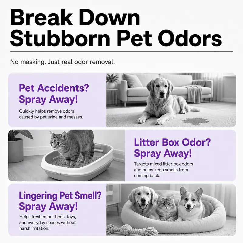 Pet Odor &amp; Stain Remover Spray for Home Surfaces