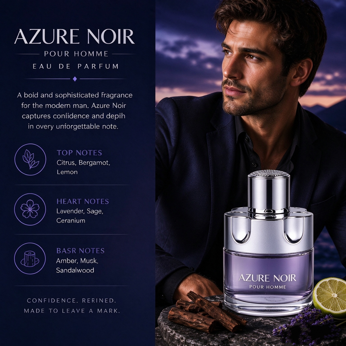 ❤️Men's Eau de Parfum – 3.4 Fl Oz