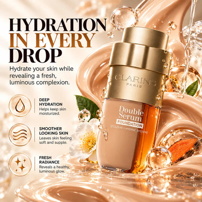 🎁Double Serum Hydrating Foundation – Buildable Coverage, Luminous Satin Finish