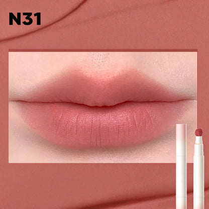 🎁Cushion-Tip Matte Lip & Cheek Tint – Soft-Focus Blur Finish & Buildable Color