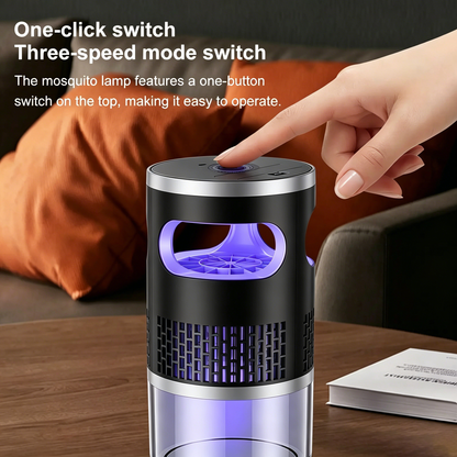 🪰UV Light Suction Flying Insect Trap, Plug-In Bug Catcher for Home Kitchen Bedroom Office