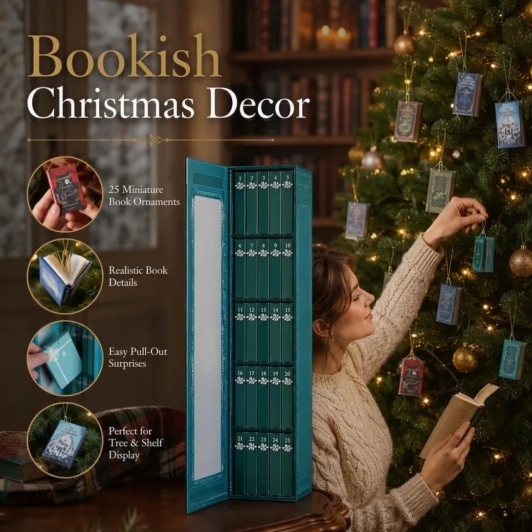 25-Day Book Lover Christmas Ornament Advent Calendar