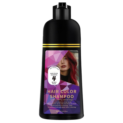 ❤️3-in-1 Gray Coverage Hair Dye Shampoo – Deep Brown, 13.6 fl oz