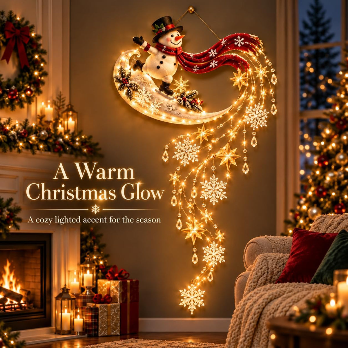 ⭐2026 The Newest Christmas Style – LED Christmas Wall Light