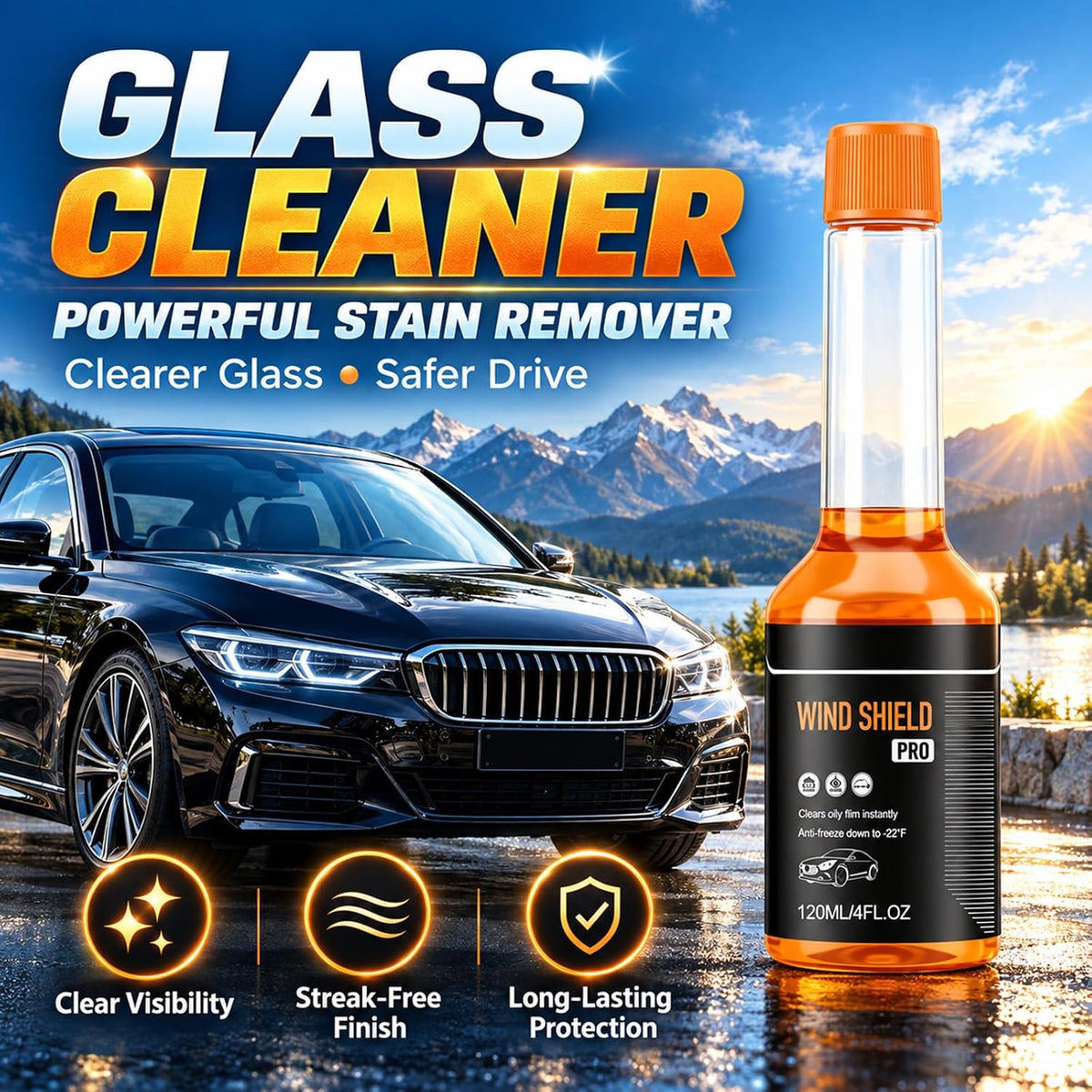 ⭐🚗 Concentrated Windshield Cleaner