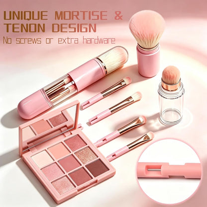 🔥6-in-1 Travel Makeup Brush Set