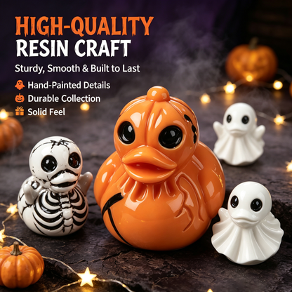 Mini Gruselige Harz-Enten – Halloween Tisch- & Gartendekoration