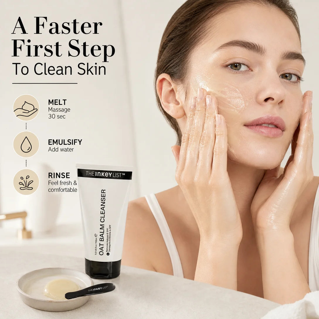 5% Oat Oil Gentle Makeup & Sunscreen Cleansing Balm