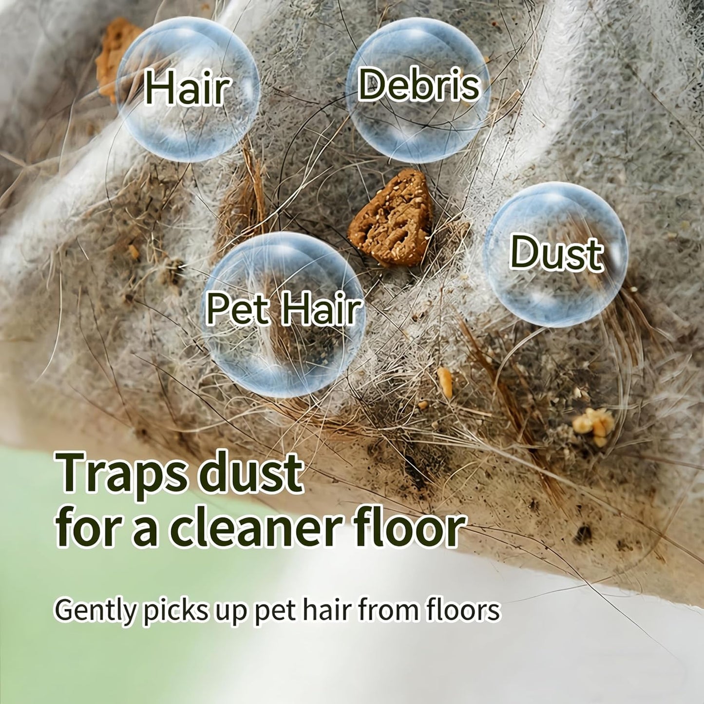 🧹 100-Pack Disposable Dust-Trapping Broom Covers