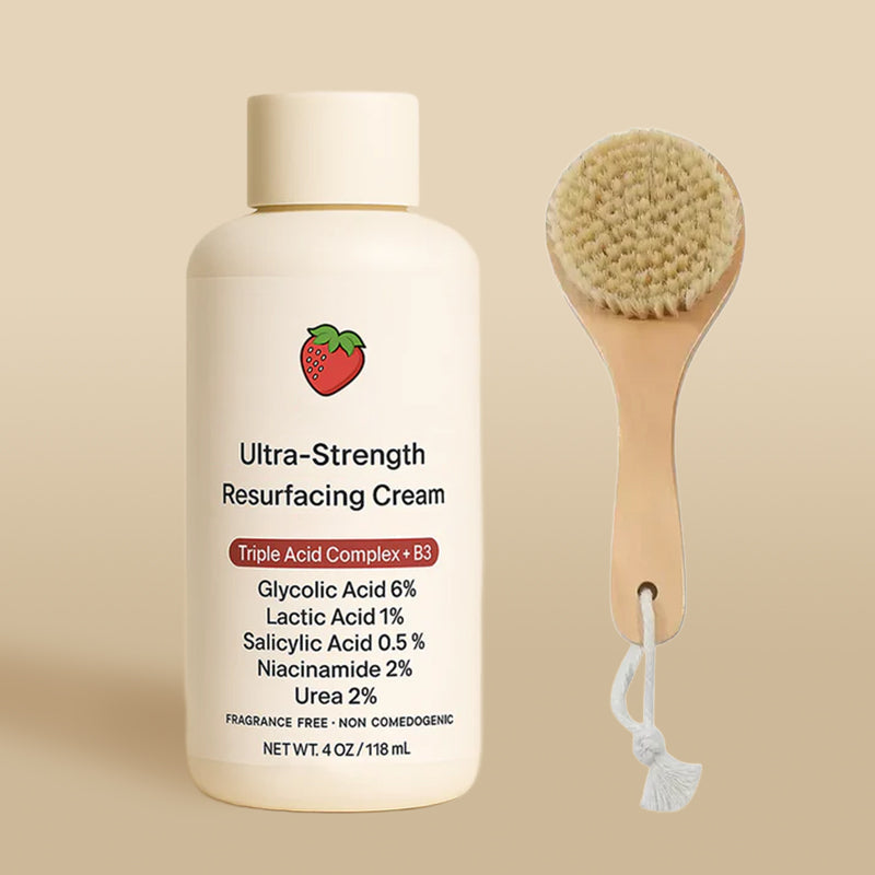Strawberry Skin Resurfacing Cream – Triple-Acid Complex for Keratosis Pilaris