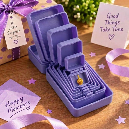 🔥 6-Layer Nesting Prank Gift Box