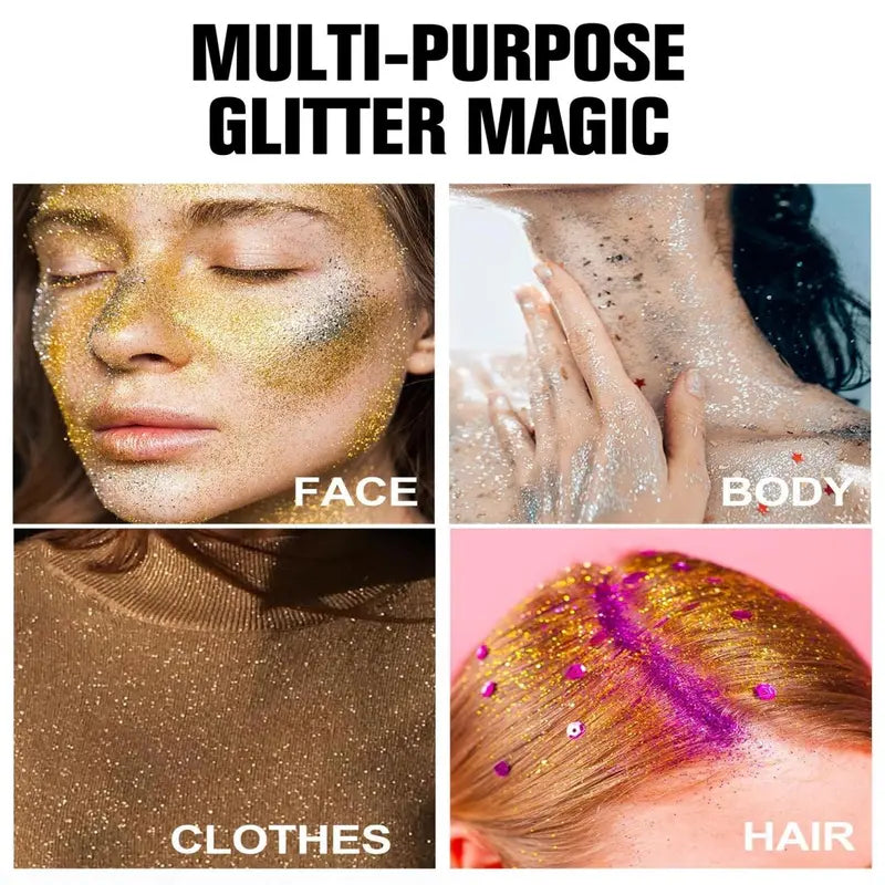 🎁Glitter Highlighter Spray & Pearlescent Makeup Set