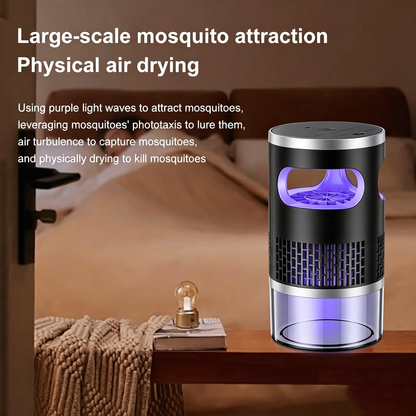 🪰UV Light Suction Flying Insect Trap, Plug-In Bug Catcher for Home Kitchen Bedroom Office