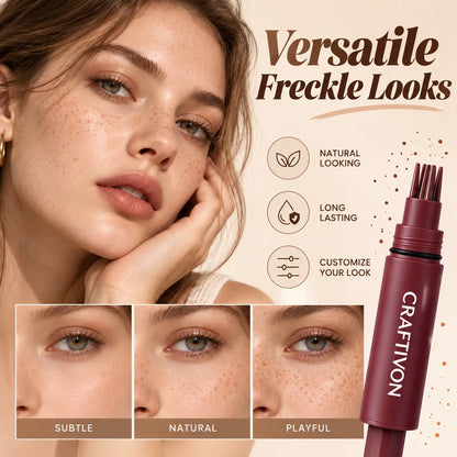 🎁Natural Freckle Makeup Stamp Pen – Waterproof, Quick-Drying & Smudge-Resistant