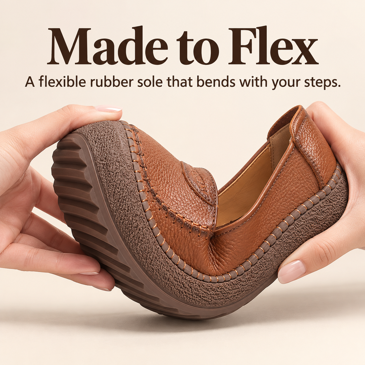 🔥 Women's Genuine Leather Slip On Loafers