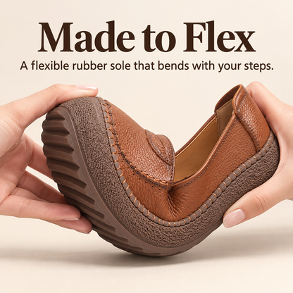 🔥 Women's Genuine Leather Slip On Loafers