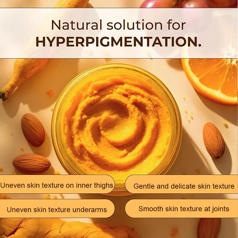 ✨ Turmeric Glow Body Scrub — Gently Exfoliate, Nourish & Hydrate