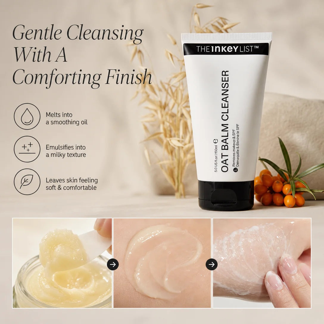 5% Oat Oil Gentle Makeup & Sunscreen Cleansing Balm
