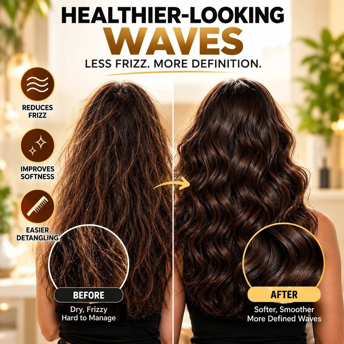 🎁Moisture Mask for Wavy Hair – Deep Conditioning Treatment, 450g