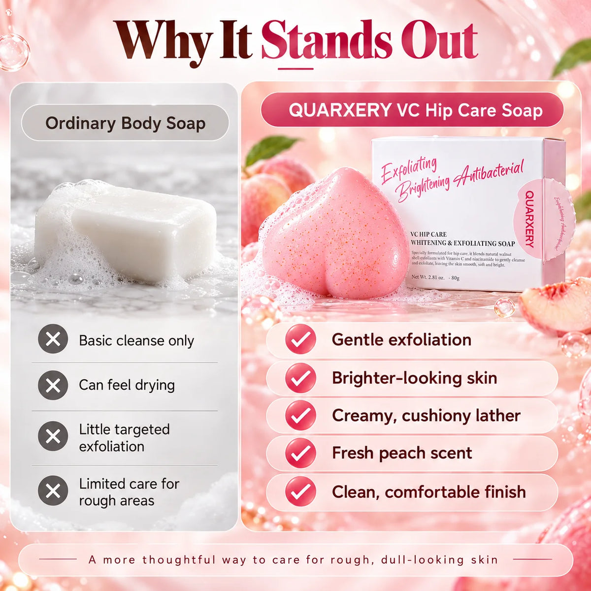 🎁Vitamin C Exfoliating Body Soap – Brightening & Smoothing Full Body Care
