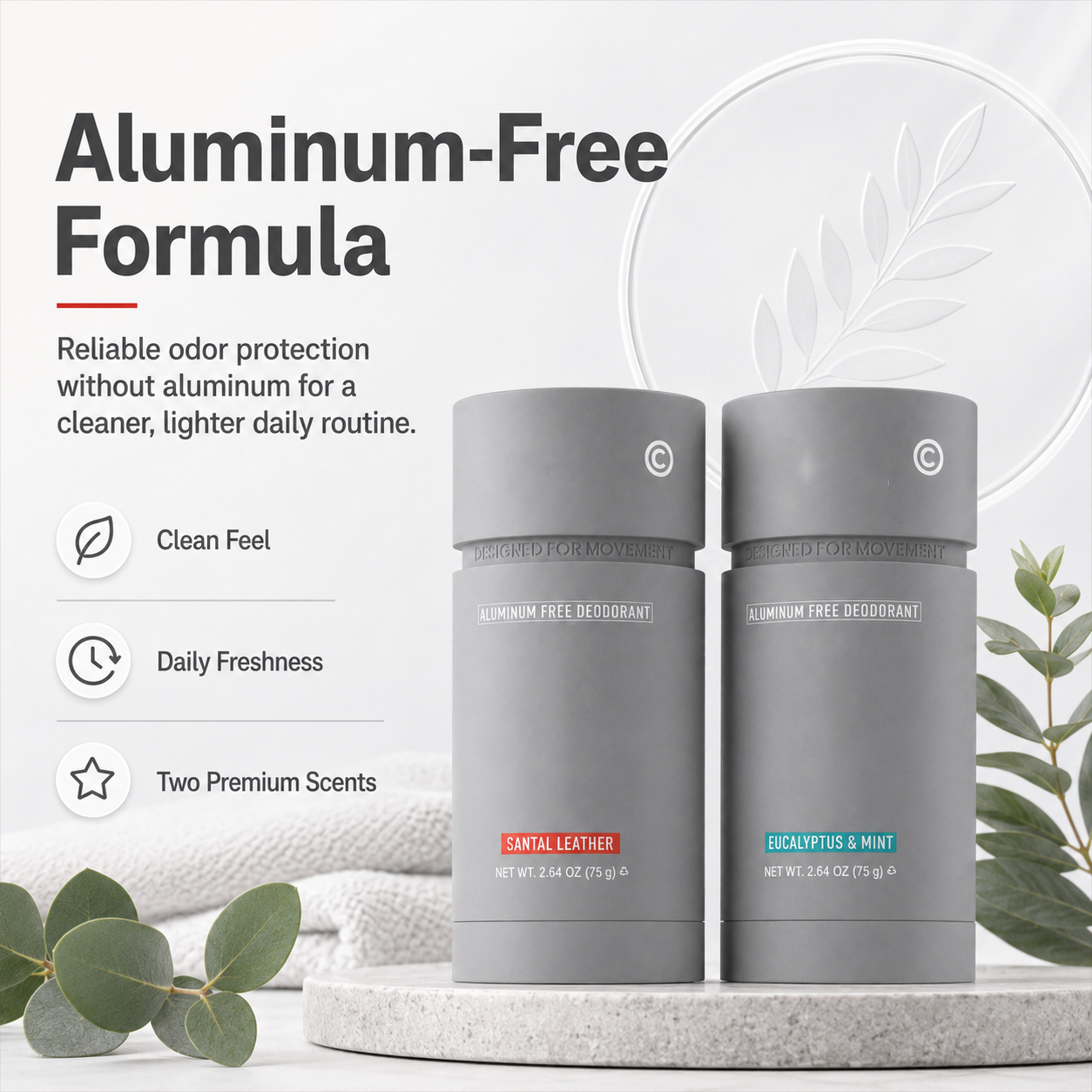 💪 48-Hour Aluminum-Free Deodorant — Fresh Protection for Active Lifestyles