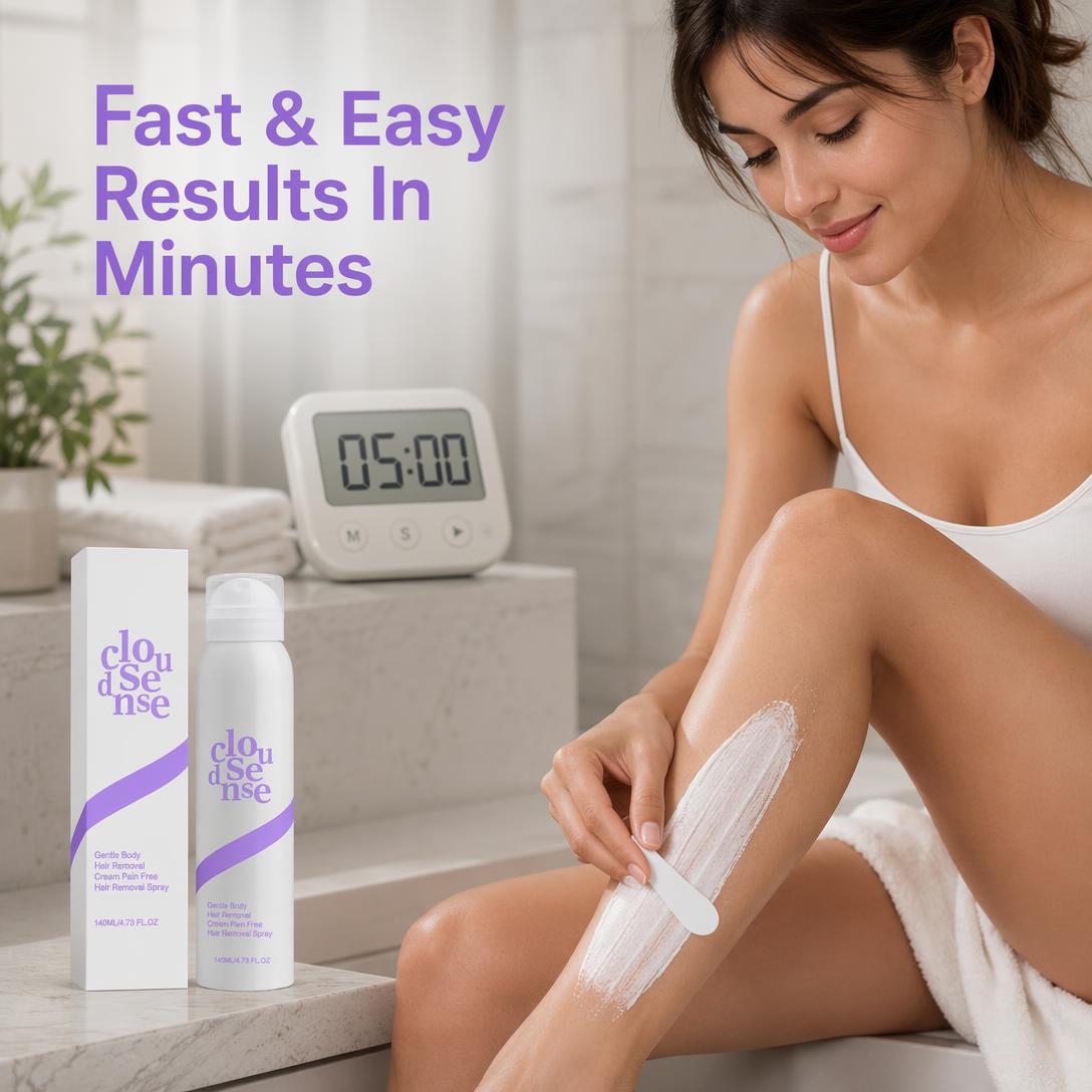 Gentle Hair Removal Cream - Smooth, Soft Skin Without The Pain of Shaving