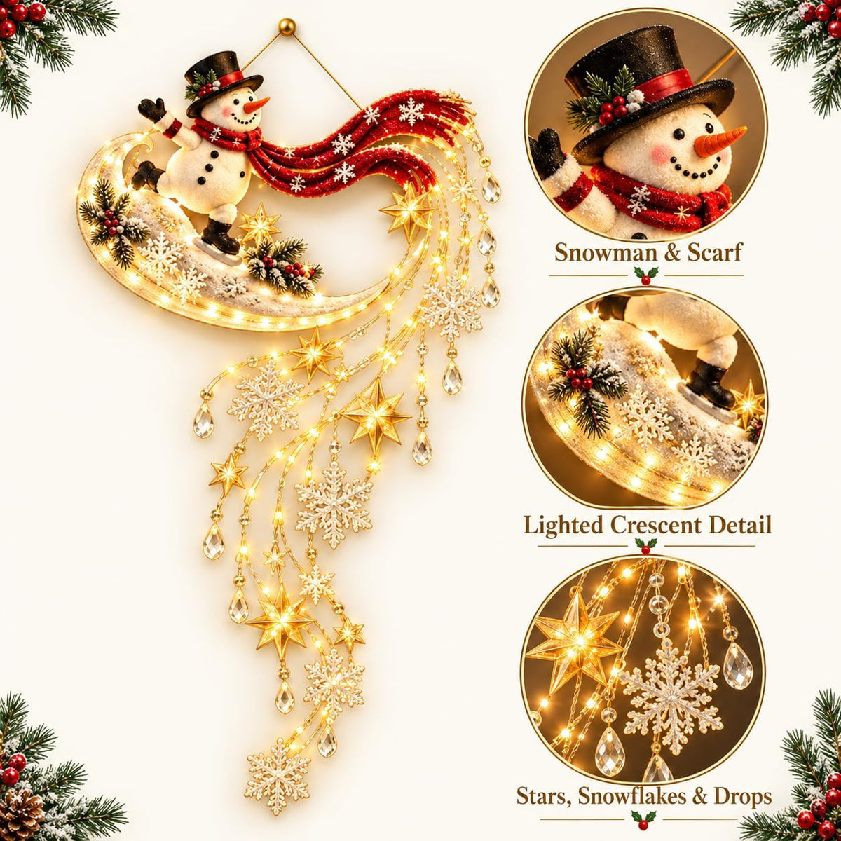 ⭐2026 The Newest Christmas Style – LED Christmas Wall Light