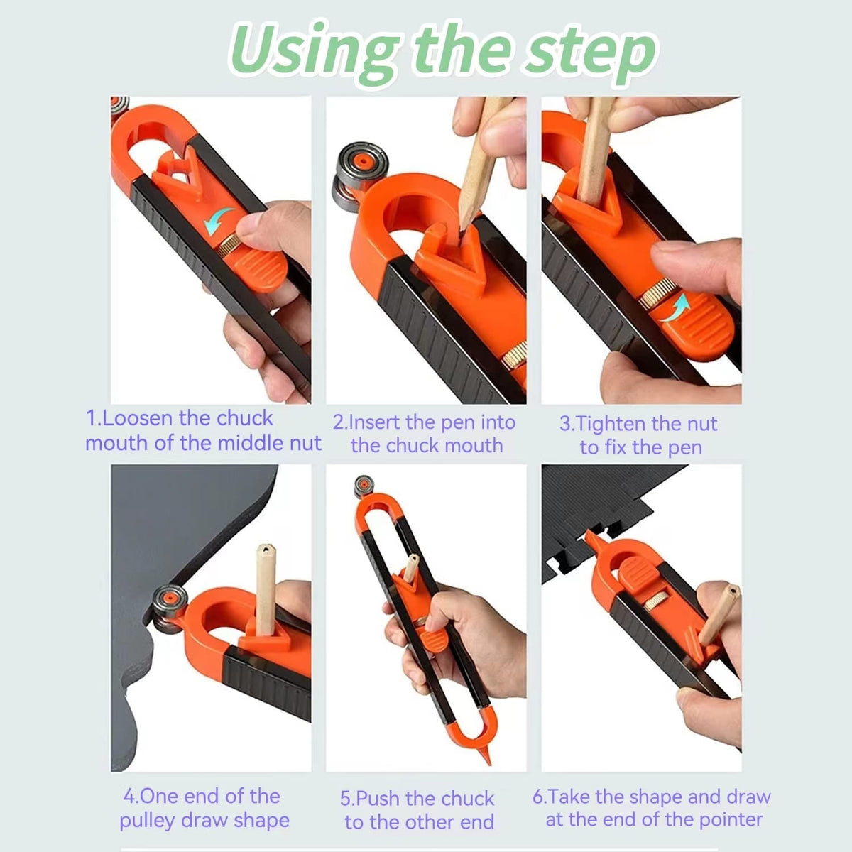 ⭐Copy It. Trace It. Cut It. – Contour Scribe Tool for Perfect-Fit Cuts【2 pencils Free】