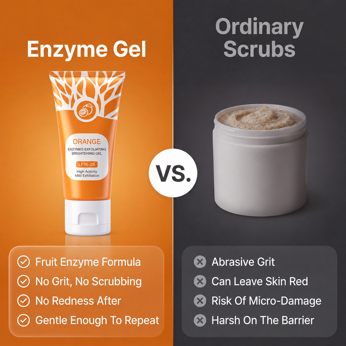🔥Orange Enzyme Exfoliating Gel