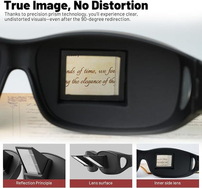 📖 Gafas prismáticas Lazy: gafas para leer y ver la televisión tumbado, con visión periscópica HD