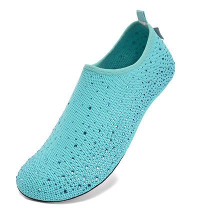 Women Barefoot Aqua Water Shoes Non Slip Beach Swim Surf Yoga Indoor Outdoor Travel House Slippers