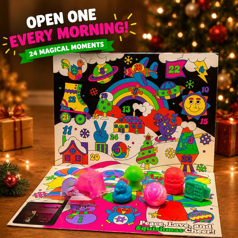 🎄 24-Day Squishy Advent Calendar – A New Surprise Every Day 🎁