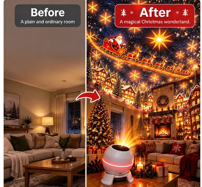 🔥 Last day to save 49% –🎄🎅 Christmas Magic Projection Light – Bring Holiday Scenes to Life