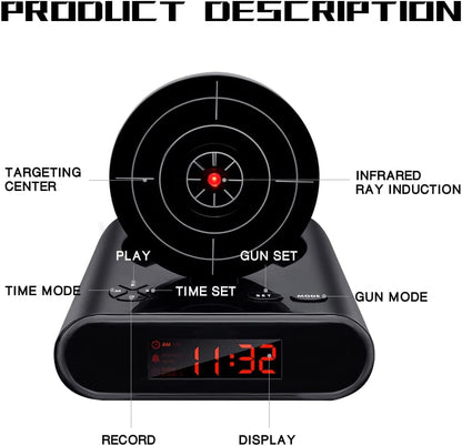 Load Gun Alarm Clock Target Alarm Clock