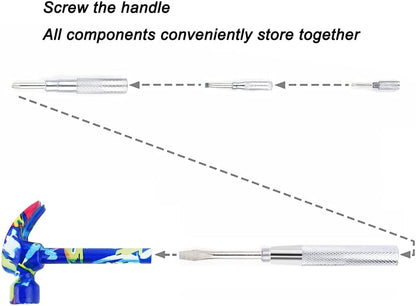 6 in 1 Multitool Hammer, All In One Screwdriver Tools Set