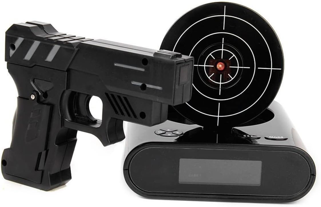 Load Gun Alarm Clock Target Alarm Clock