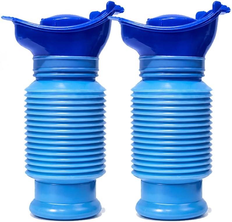 🎁Portable Collapsible Urinal – 750ml Emergency Pee Bottle for Travel & Camping