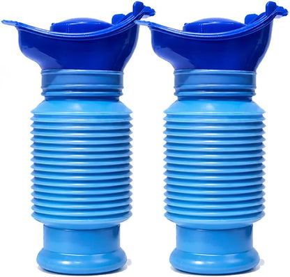 🎁Portable Collapsible Urinal – 750ml Emergency Pee Bottle for Travel & Camping