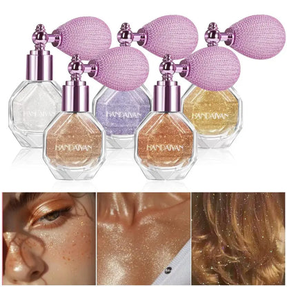 🎁Glitter Highlighter Spray & Pearlescent Makeup Set