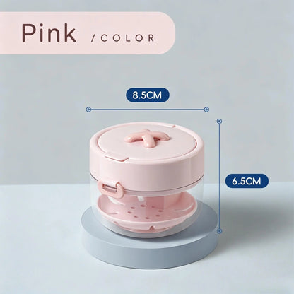 🎁3-in-1 Retainer Cleaning Case With Drain Tray, Mirror & Brush