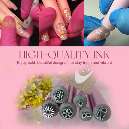 🔥 Nail Art Stamp Pen