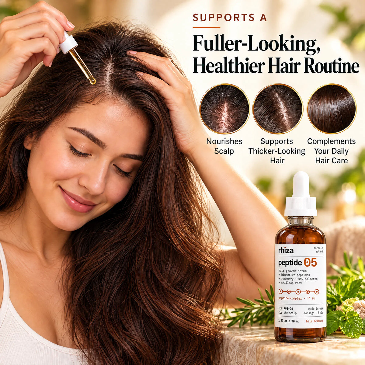 🎁Multi-Peptide Rosemary Hair &amp; Scalp Nourishing Serum