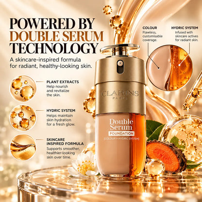 🎁Double Serum Hydrating Foundation – Buildable Coverage, Luminous Satin Finish
